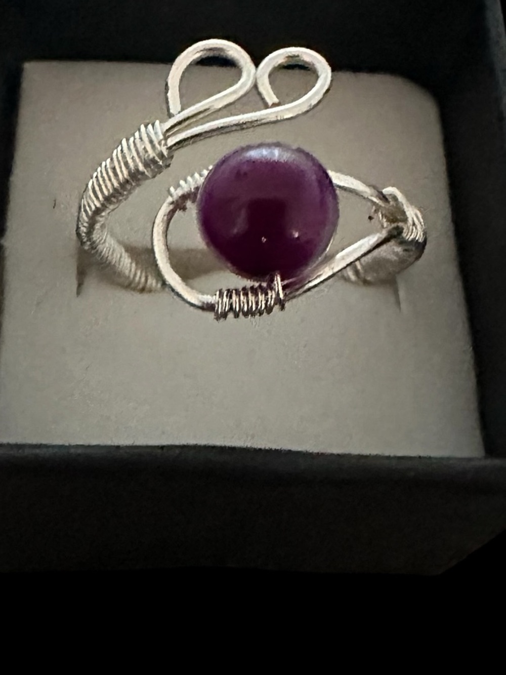 Amethyst Gemstone Ring